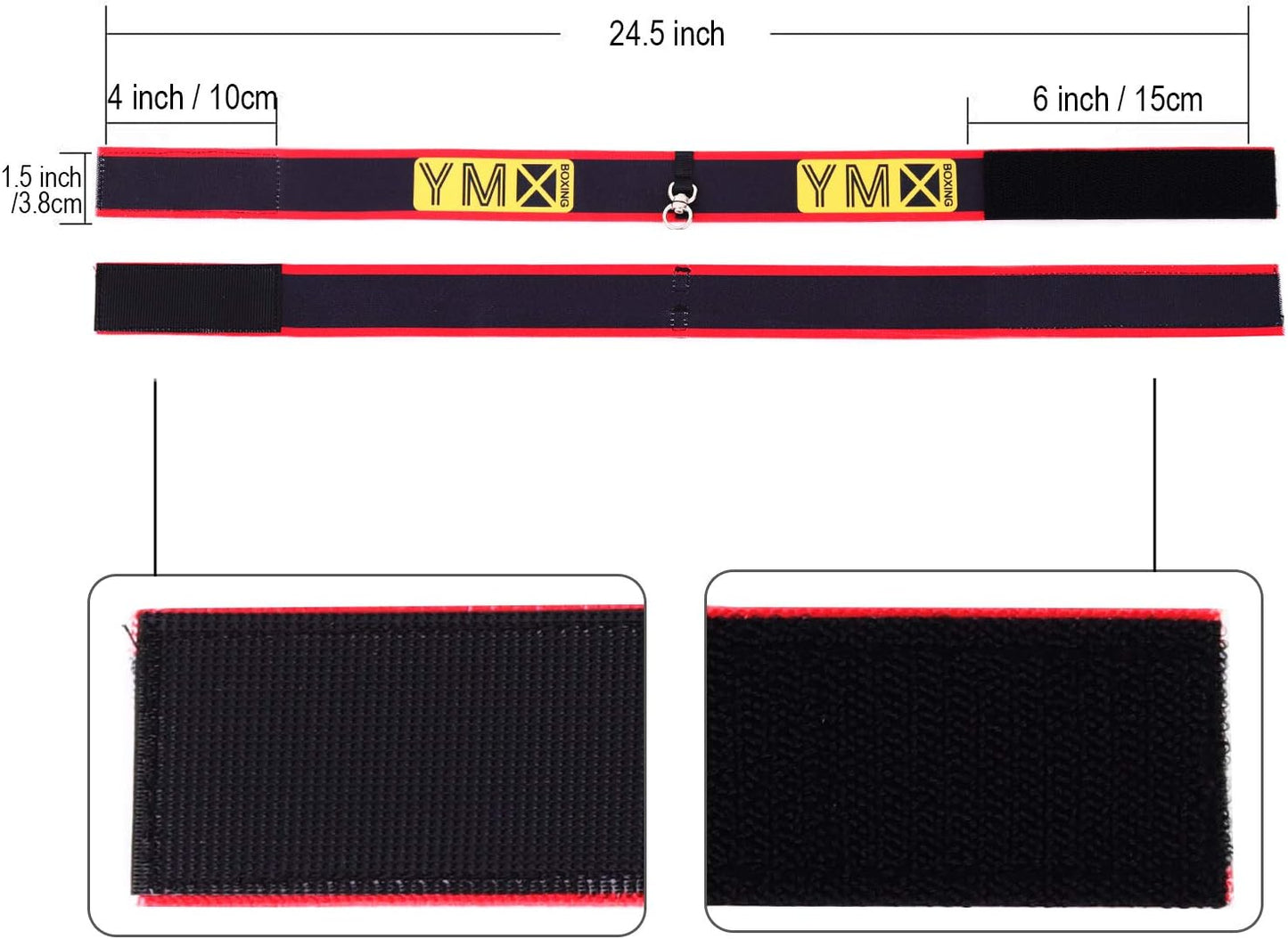 BOXING Reflexball - 4 Bälle + 2 Stirnbänder, ideal für das Training von Reflex, Reaktion und Auge-Hand-Koordination