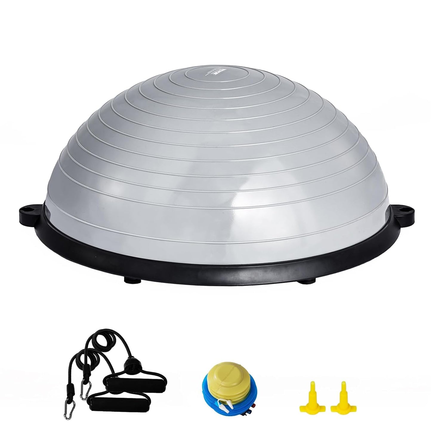 Gym Half Ball mit Resistant Band Yoga Ball Übung Balance Stabilitäts Trainer ing Ball für Home Gym Core Training