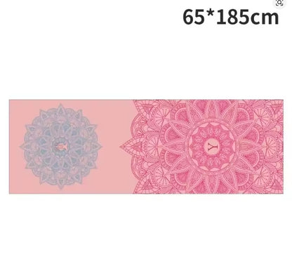 Yogamatten Handtuch, rutschfest Yoga Handtuch Auflage für Yogamatte Schweißabsorbierend Saugfähig Schnelltrocknend Yogatuch für Pilates Hot Yoga Picknick im Freien