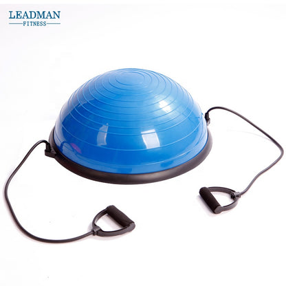 Gym Half Ball mit Resistant Band Yoga Ball Übung Balance Stabilitäts Trainer ing Ball für Home Gym Core Training
