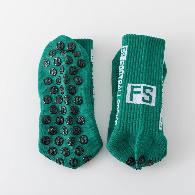 FANTESI 3 Paare Fußballsocken für Herren Damen,Sportsocken Fußball Anti Rutsch Grip Fußball Socken 39-46 Rutschfeste Sportsocken für Fussball Basketball Laufen