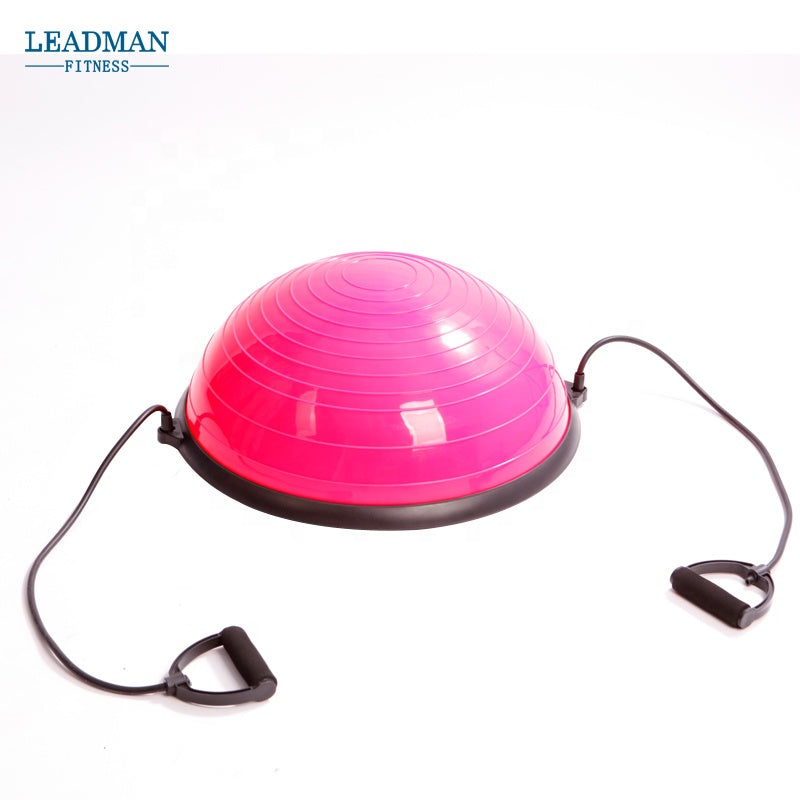 Gym Half Ball mit Resistant Band Yoga Ball Übung Balance Stabilitäts Trainer ing Ball für Home Gym Core Training