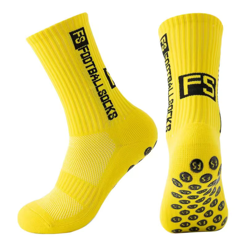 FANTESI 3 Paare Fußballsocken für Herren Damen,Sportsocken Fußball Anti Rutsch Grip Fußball Socken 39-46 Rutschfeste Sportsocken für Fussball Basketball Laufen