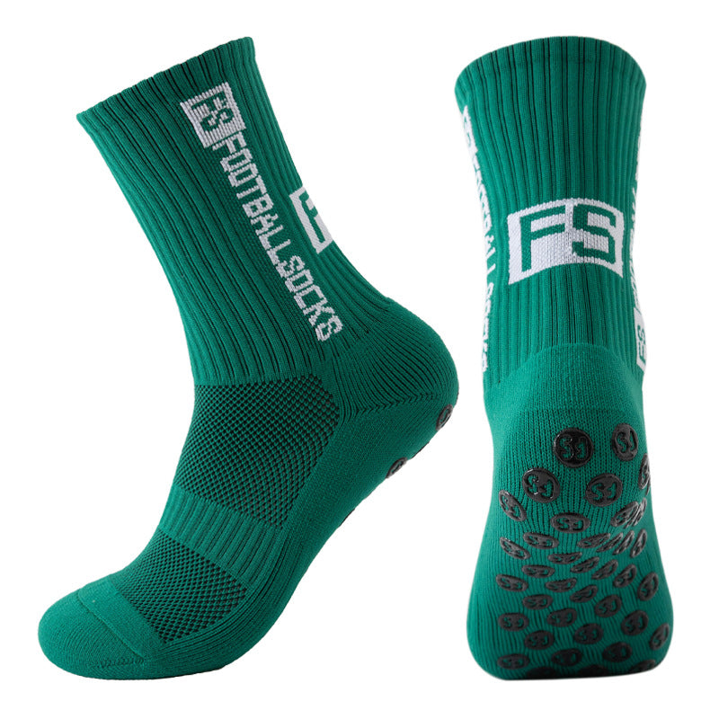 FANTESI 3 Paare Fußballsocken für Herren Damen,Sportsocken Fußball Anti Rutsch Grip Fußball Socken 39-46 Rutschfeste Sportsocken für Fussball Basketball Laufen