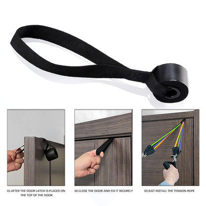 Resistance Bands Fitnessbänder Widerstandsbänder Set mit Türanker Griffe Knöchelriemen für Muskelaufbau und Pilates Gymnastikband für Männer Frauen