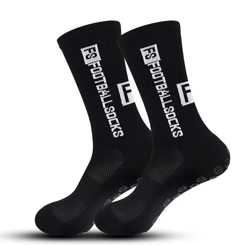 FANTESI 3 Paare Fußballsocken für Herren Damen,Sportsocken Fußball Anti Rutsch Grip Fußball Socken 39-46 Rutschfeste Sportsocken für Fussball Basketball Laufen